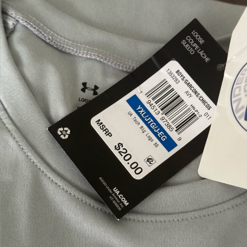 Boys Under Armour Shirts Youth Size XL. Brand New with tags.  *SOLD* - Picture 2 of 4